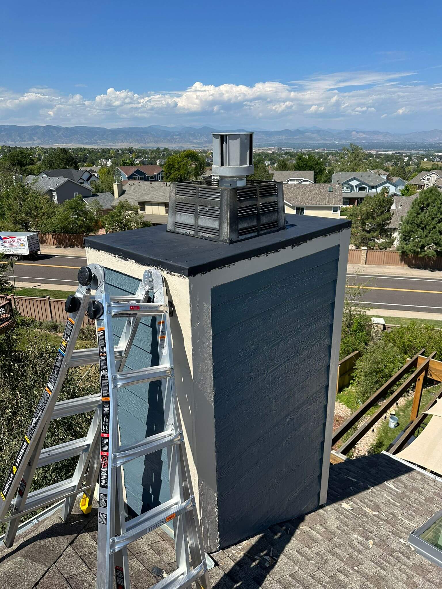 Fireplace chimney repair in Lakewood CO